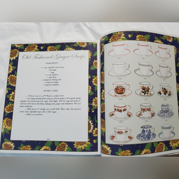 :* Tea Time Hardcover Roni & Nancy Akmon book tea bags included herbal sampler - Picture 10 of 13